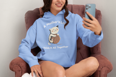A Mother’s Love Holds It All Together Hoodie - Mother’s Day Gift for Cat Lovers