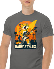 Hairy Styles Parody Cat T-Shirt