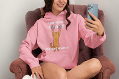 I Do What My Cat Wants Hoodie - Funny Cat Lover Hoodie