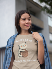 Mom’s Love Holds It All Together Shirt cat mom gift Mothers Day gift for mom birthday gift Christmas gift cat lover t-shirt - sizes up to 5XL