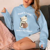 Mom’s Love Holds It All Together Hoodie cat mom gift Mothers Day gift for mom birthday gift Christmas gift cat lover hoodie - sizes up to 5XL