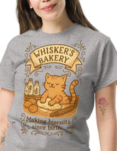 Whisker’s Bakery Cat T-Shirt Cute Funny Baking Cat Shirt - sizes up to 5X