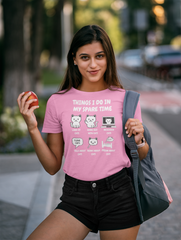 Things I Do in My Spare Time T-Shirt Funny Cat Lover Shirt - sizes up to 5XL