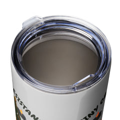 Shiny Object Resistance 0% Tumbler Funny Cat DnD Gaming Humor 20oz Stainless Steel