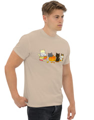 Cozy Fall Cats T-Shirt - Cute Autumn Cat Graphic Tee