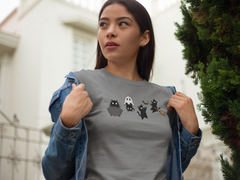 Halloween Black Cats T-Shirt - Cute Spooky Cat Graphic Tee