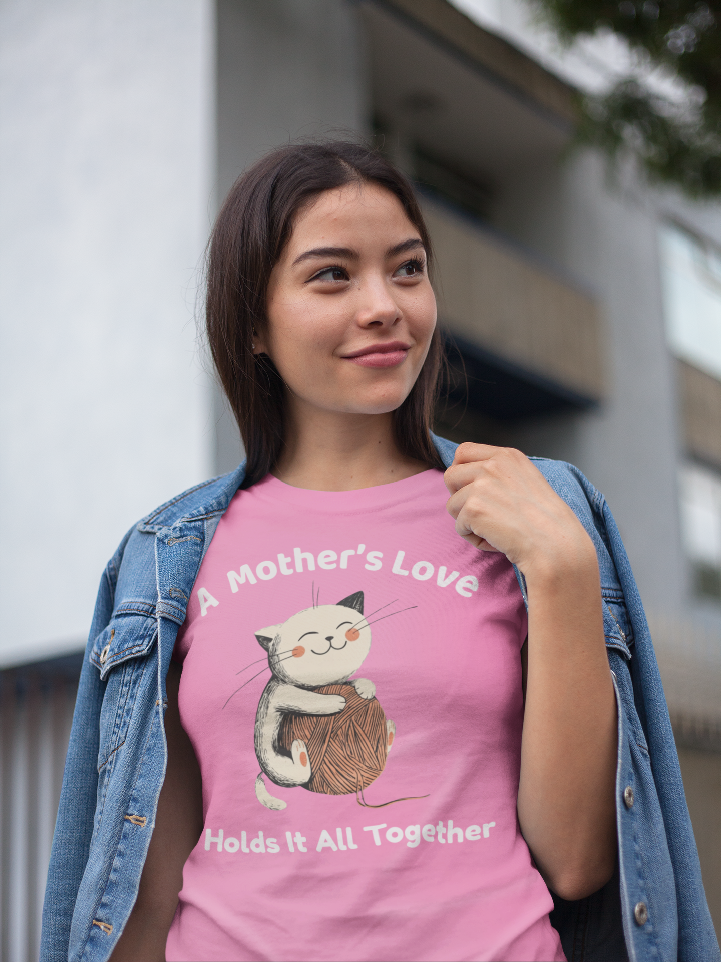 A Mother’s Love Holds It All Together Shirt - Mother’s Day Gift for Cat Lovers