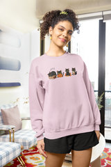 Fall Black Cats Sweatshirt - Cute Autumn Halloween Cat Sweater