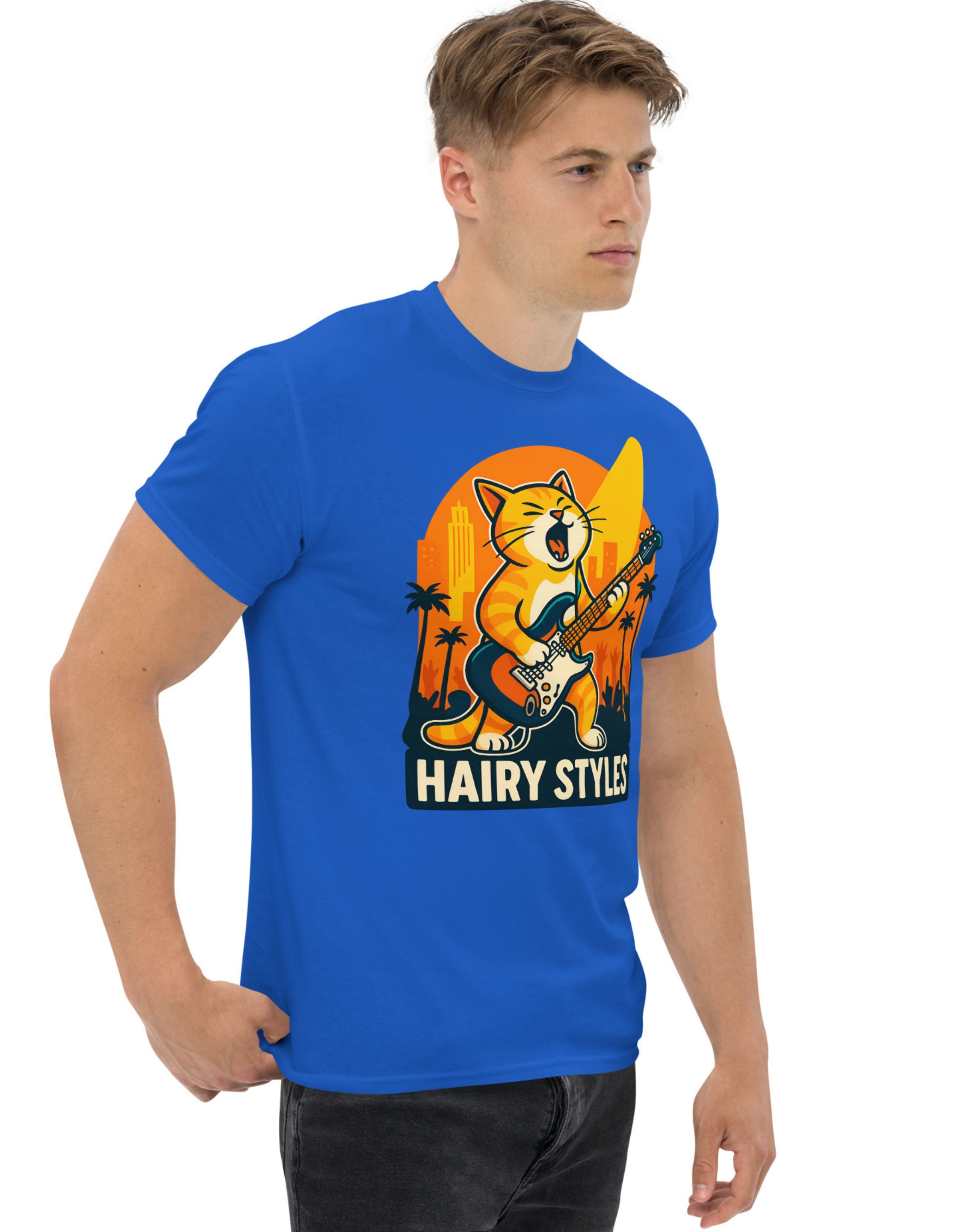 Hairy Styles Parody Cat T-Shirt