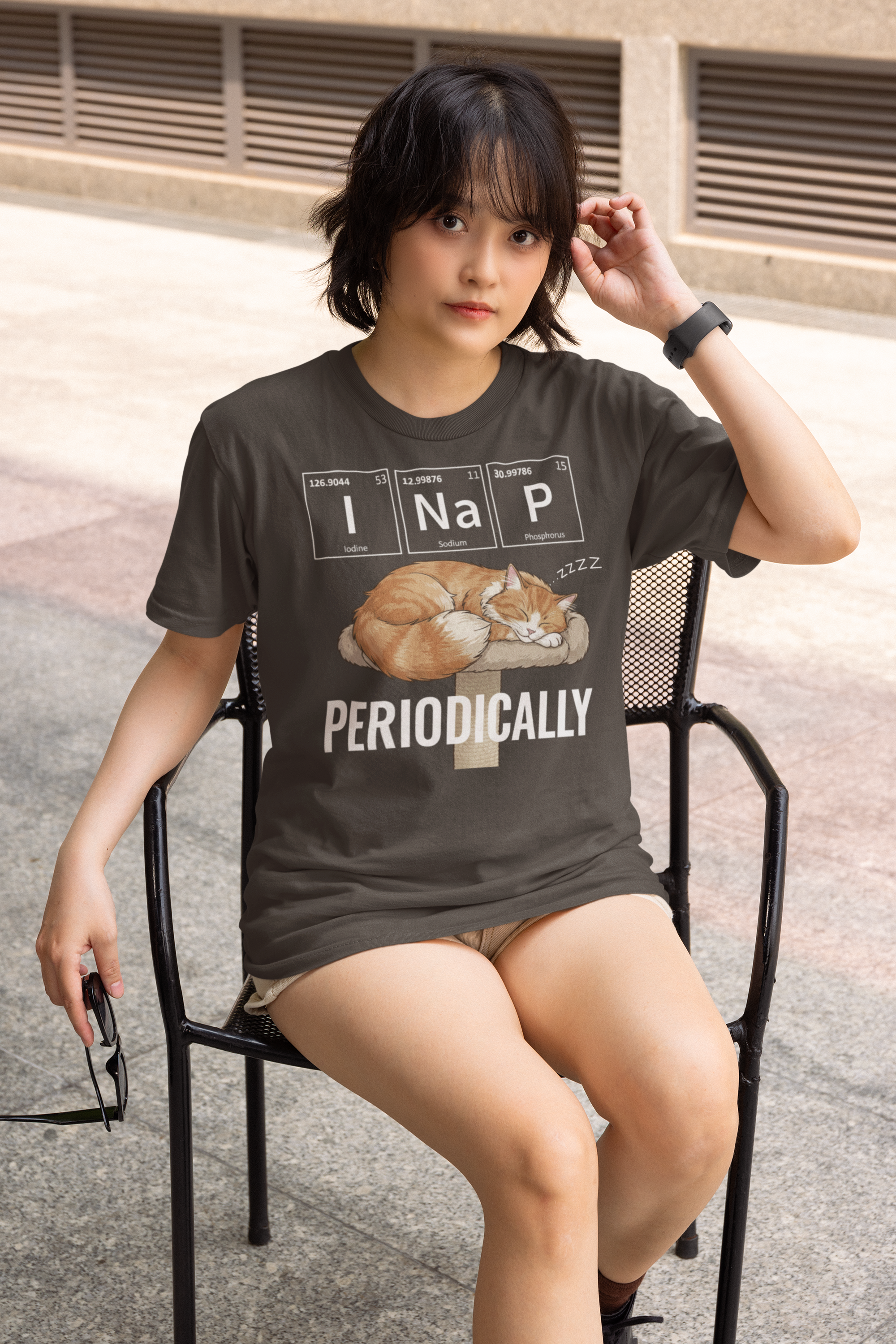 I Na P Periodically Shirt Funny Science Humor Periodic Table T-Shirt - sizes up to 5XL