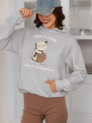 Mom’s Love Holds It All Together Hoodie cat mom gift Mothers Day gift for mom birthday gift Christmas gift cat lover hoodie - sizes up to 5XL