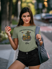 Shiny Object Resistance 0% T-Shirt Funny DnD Cat Gaming Humor Tee – sizes up to 5XL