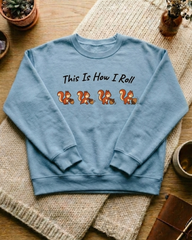 This Is How I Roll Squirrel Sweatshirt - Funny Animal Graphic Sweater