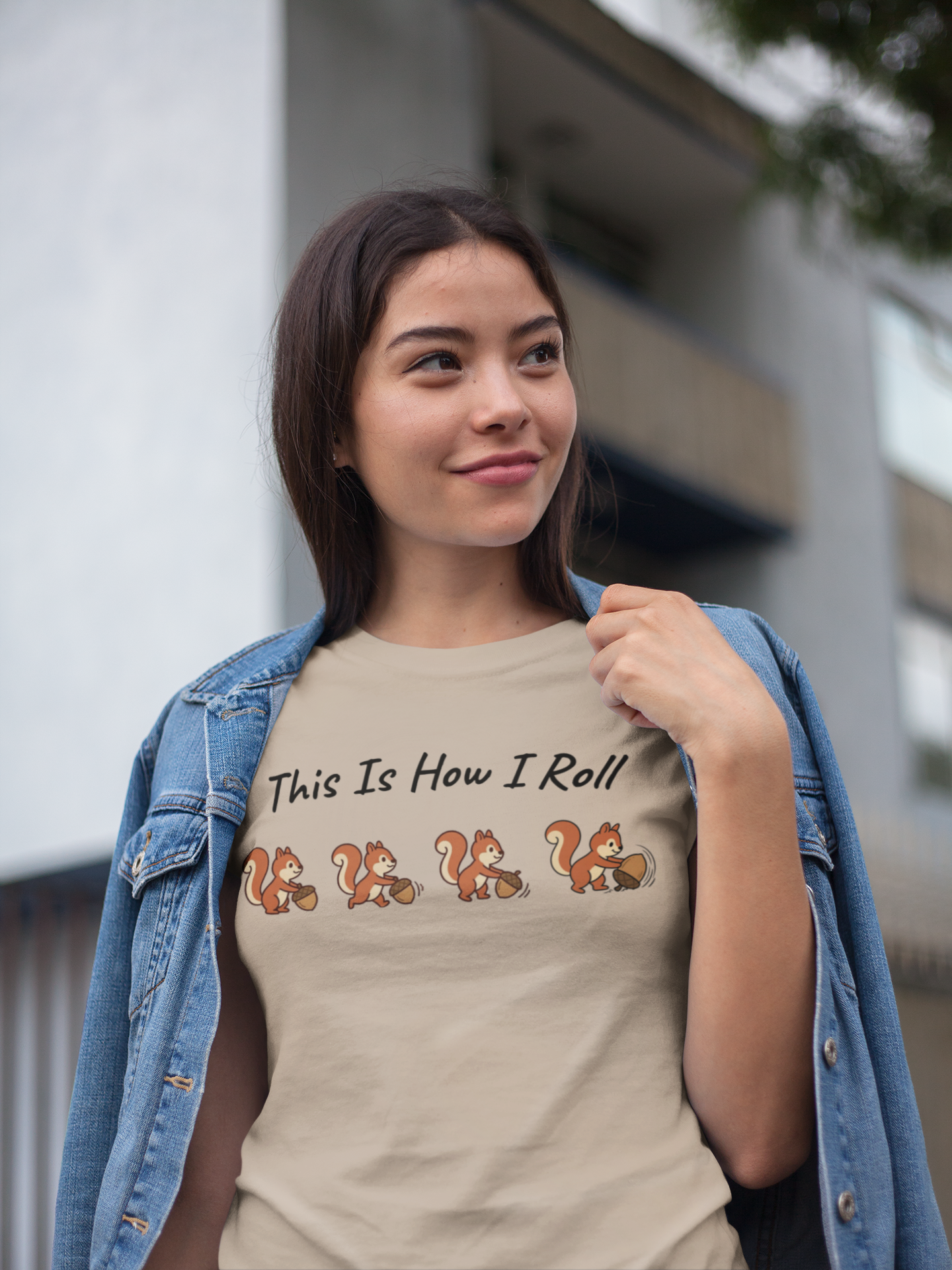 This Is How I Roll Squirrel Shirt - Funny Animal Graphic Tee
