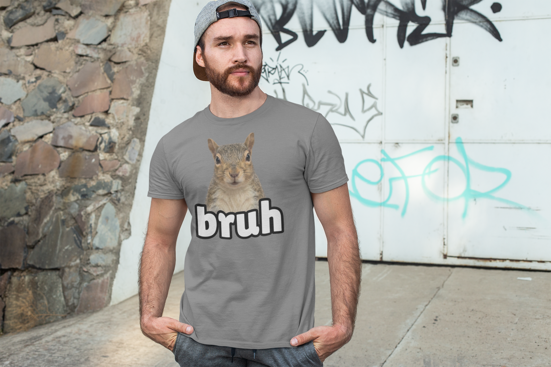 Bruh Squirrel Shirt - Funny Meme Animal Tee