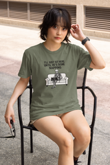 I’ll Just Sit Here Until He’s Done Napping T-Shirt Funny Cat Humor Shirt - sizes up to 5XL